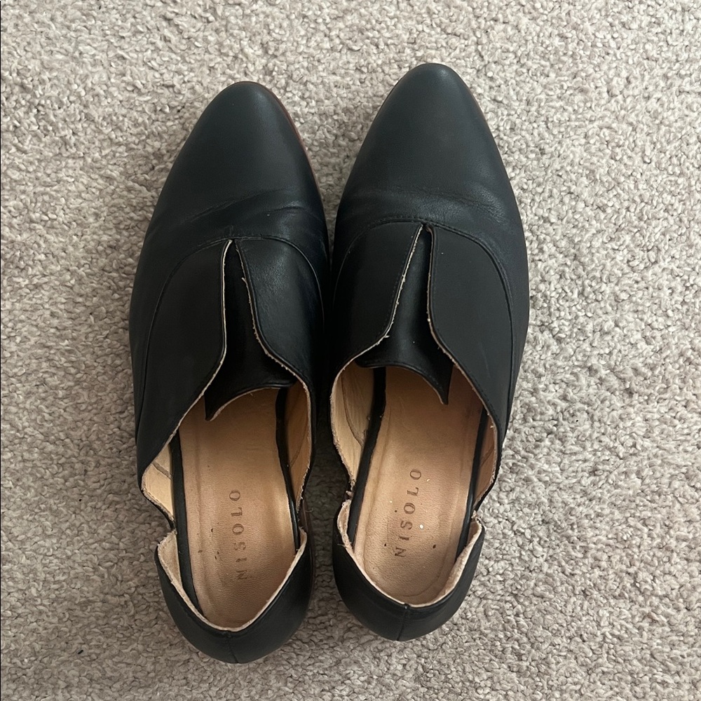 Nisolo Women's Black Leather Loafers